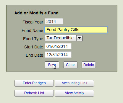 Create Pass-Through Contribution Fund