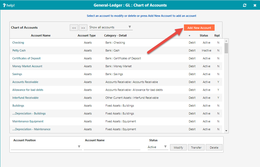 Church Fund Accounting Chart Of Accounts