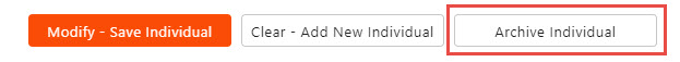 IconCMO church management software individual member record buttons highlighting the archive option IconCMO church management software individual member record buttons highlighting the archive option