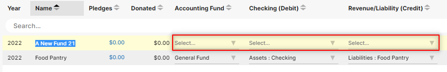 Linking Pass Through Account to Fund Accounting in IconCMO Church Management Software
