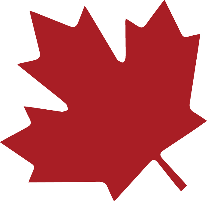 Canadian leaf Donation Receipts for Canadian churches and organizations