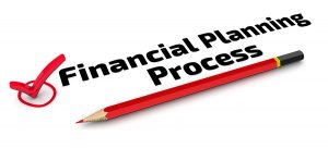 Financial Planning Process words written in black text. The Check Mark.