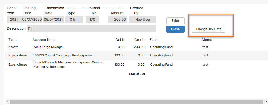 General Ledger Correcting Information Fix accounting mistake - bad memo or description